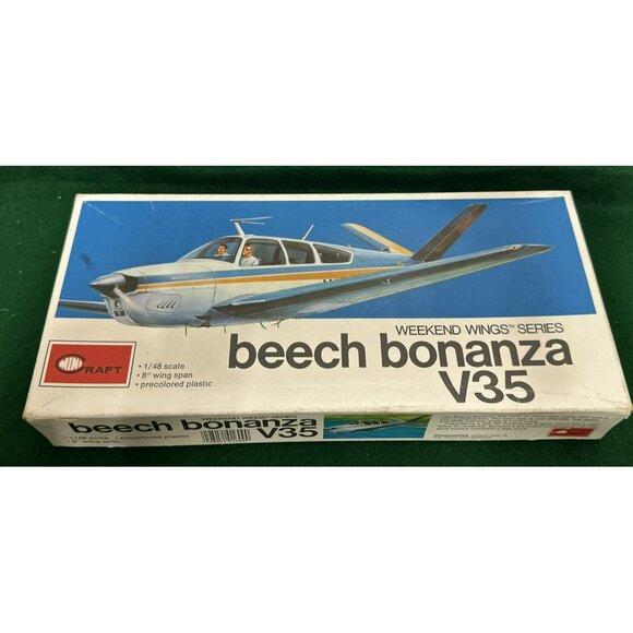 Minicraft Beech Bonanza-V35 Plastic Model Kit 1609 1 1/48 Weekend Wings Series - Picture 1 of 8